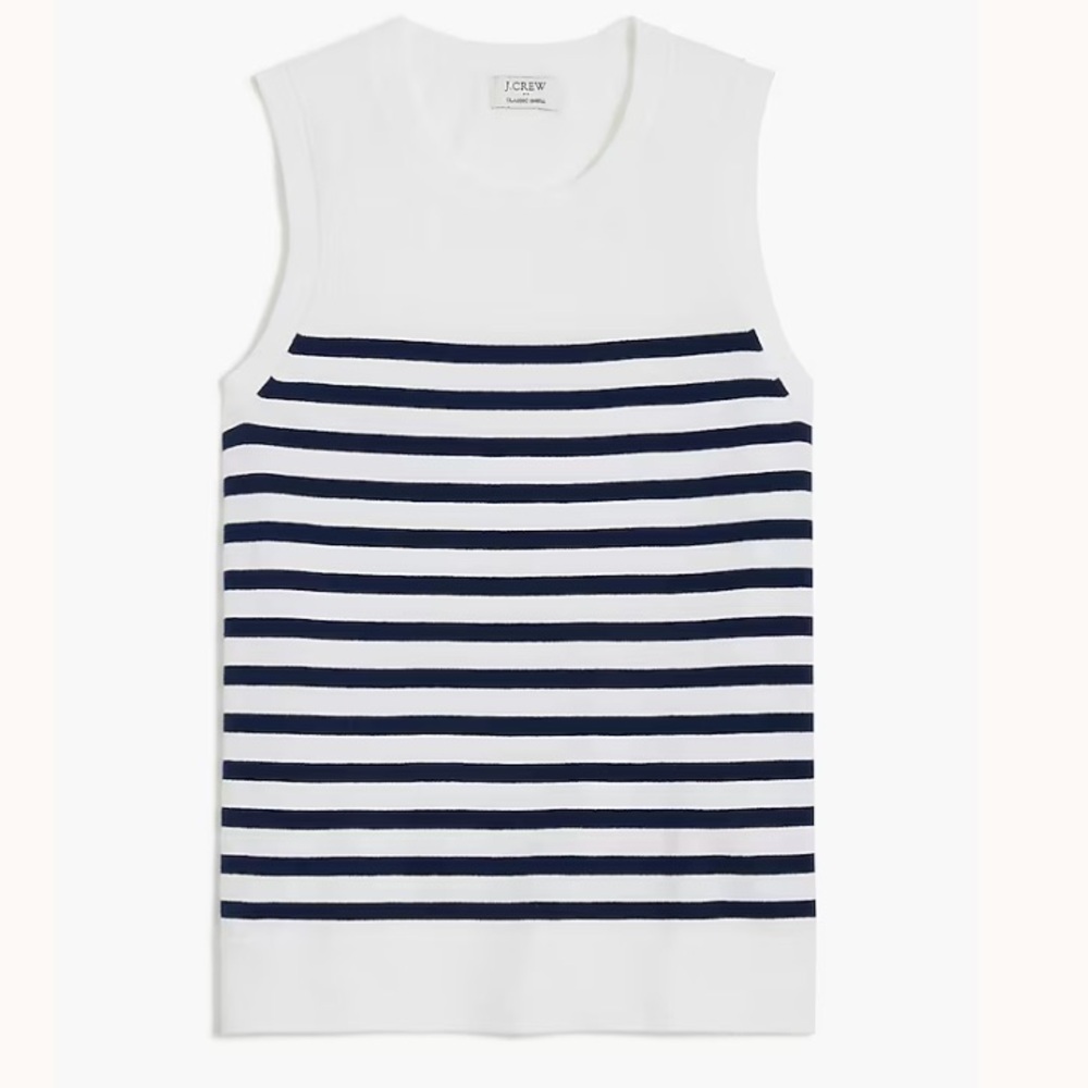 Jcrew Striped sweater shell